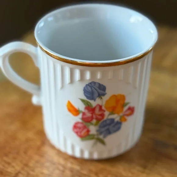 April Birth Flower Vintage Original Bohemia Sweat Pea Birth Month‎ April mug - Picture 4 of 8